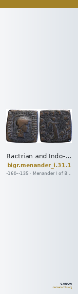 Bactrian and Indo-Greek Coinage Menander I 31.1 — CANOA
