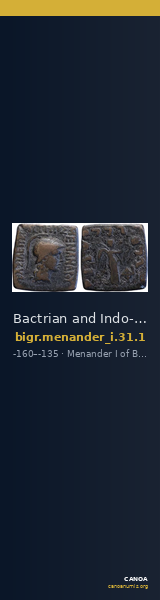 Bactrian and Indo-Greek Coinage Menander I 31.1 — CANOA