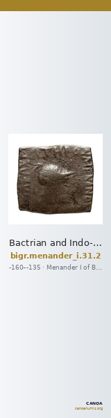 Bactrian and Indo-Greek Coinage Menander I 31.2 — CANOA