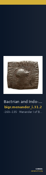 Bactrian and Indo-Greek Coinage Menander I 31.2 — CANOA