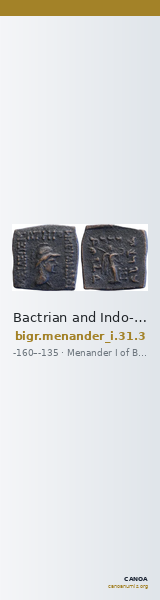 Bactrian and Indo-Greek Coinage Menander I 31.3 — CANOA