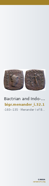 Bactrian and Indo-Greek Coinage Menander I 32.1 — CANOA