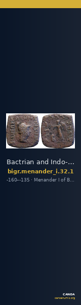 Bactrian and Indo-Greek Coinage Menander I 32.1 — CANOA