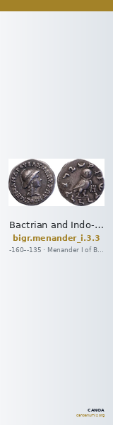 Bactrian and Indo-Greek Coinage Menander I 3.3 — CANOA
