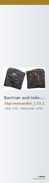 Bactrian and Indo-Greek Coinage Menander I 33.1 — CANOA