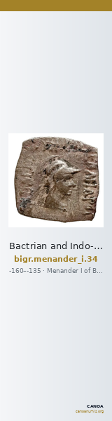 Bactrian and Indo-Greek Coinage Menander I 34 — CANOA