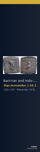 Bactrian and Indo-Greek Coinage Menander I 36.1 — CANOA