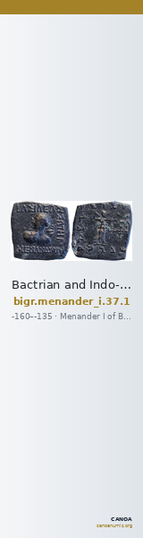Bactrian and Indo-Greek Coinage Menander I 37.1 — CANOA