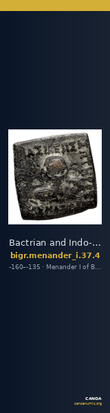 Bactrian and Indo-Greek Coinage Menander I 37.4 — CANOA