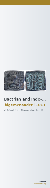 Bactrian and Indo-Greek Coinage Menander I 38.1 — CANOA