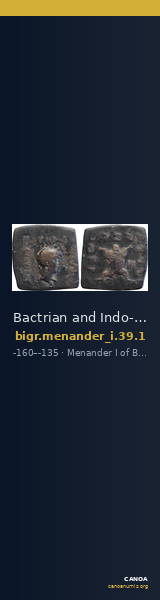 Bactrian and Indo-Greek Coinage Menander I 39.1 — CANOA
