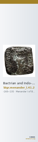 Bactrian and Indo-Greek Coinage Menander I 41.2 — CANOA