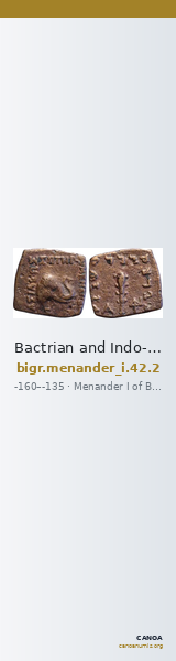 Bactrian and Indo-Greek Coinage Menander I 42.2 — CANOA