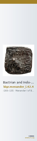 Bactrian and Indo-Greek Coinage Menander I 42.4 — CANOA