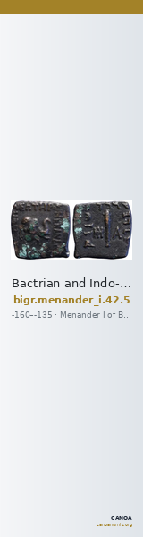 Bactrian and Indo-Greek Coinage Menander I 42.5 — CANOA