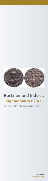 Bactrian and Indo-Greek Coinage Menander I 4.6 — CANOA