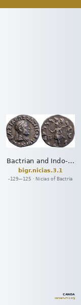 Bactrian and Indo-Greek Coinage Nicias 3.1 — CANOA