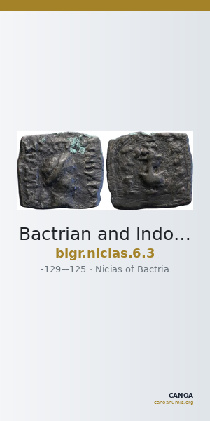 Bactrian and Indo-Greek Coinage Nicias 6.3 — CANOA