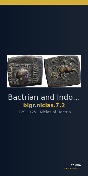 Bactrian and Indo-Greek Coinage Nicias 7.2 — CANOA