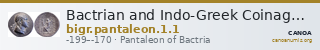 Bactrian and Indo-Greek Coinage Pantaleon 1.1 — CANOA