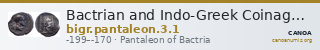 Bactrian and Indo-Greek Coinage Pantaleon 3.1 — CANOA