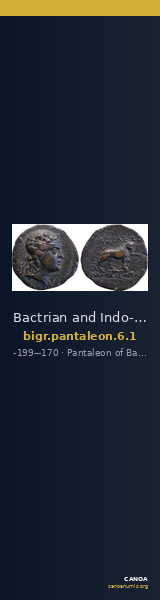 Bactrian and Indo-Greek Coinage Pantaleon 6.1 — CANOA