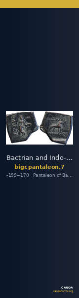 Bactrian and Indo-Greek Coinage Pantaleon 7 — CANOA