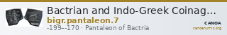 Bactrian and Indo-Greek Coinage Pantaleon 7 — CANOA