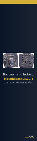 Bactrian and Indo-Greek Coinage Philoxenus 10.1 — CANOA