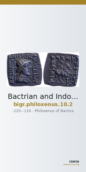 Bactrian and Indo-Greek Coinage Philoxenus 10.2 — CANOA