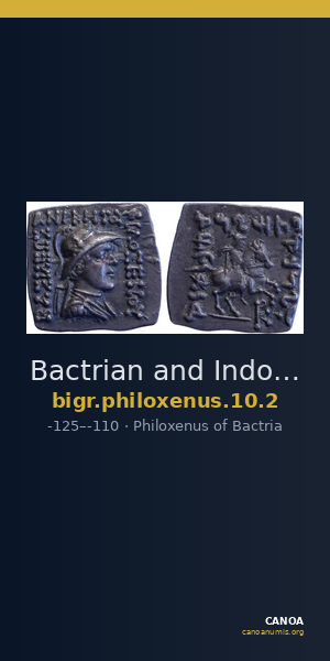 Bactrian and Indo-Greek Coinage Philoxenus 10.2 — CANOA