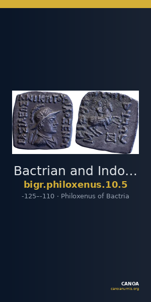 Bactrian and Indo-Greek Coinage Philoxenus 10.5 — CANOA
