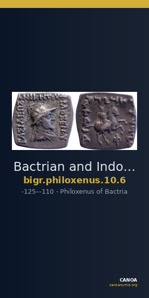Bactrian and Indo-Greek Coinage Philoxenus 10.6 — CANOA