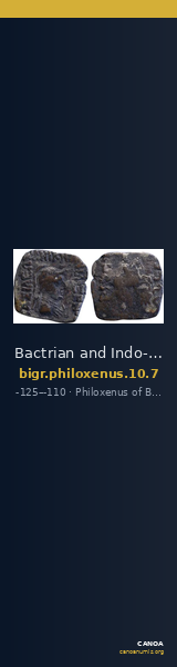 Bactrian and Indo-Greek Coinage Philoxenus 10.7 — CANOA