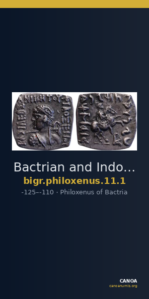 Bactrian and Indo-Greek Coinage Philoxenus 11.1 — CANOA