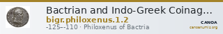 Bactrian and Indo-Greek Coinage Philoxenus 1.2 — CANOA