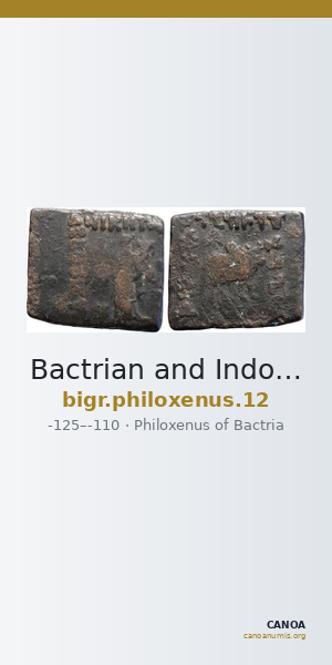 Bactrian and Indo-Greek Coinage Philoxenus 12 — CANOA