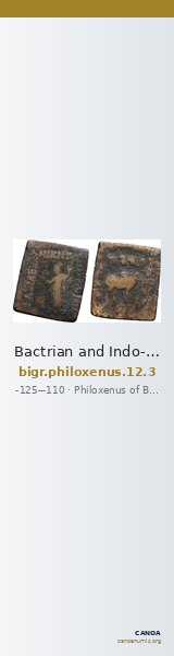 Bactrian and Indo-Greek Coinage Philoxenus 12.3 — CANOA
