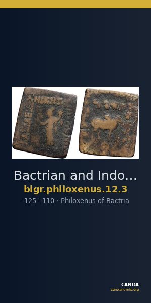 Bactrian and Indo-Greek Coinage Philoxenus 12.3 — CANOA