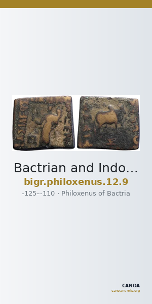 Bactrian and Indo-Greek Coinage Philoxenus 12.9 — CANOA
