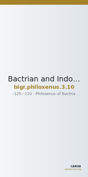 Bactrian and Indo-Greek Coinage Philoxenus 3.10 — CANOA