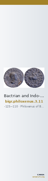 Bactrian and Indo-Greek Coinage Philoxenus 3.11 — CANOA