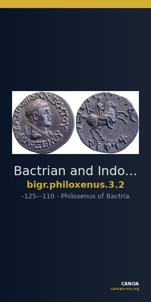 Bactrian and Indo-Greek Coinage Philoxenus 3.2 — CANOA