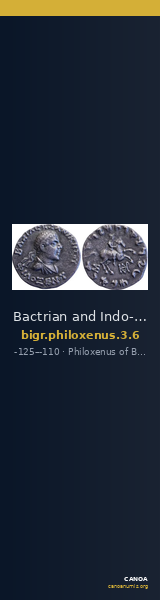 Bactrian and Indo-Greek Coinage Philoxenus 3.6 — CANOA
