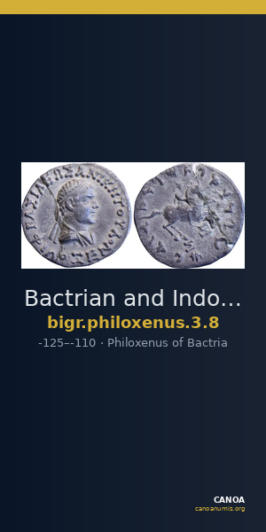 Bactrian and Indo-Greek Coinage Philoxenus 3.8 — CANOA