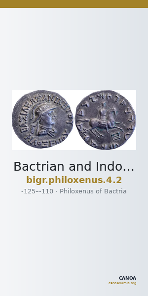 Bactrian and Indo-Greek Coinage Philoxenus 4.2 — CANOA