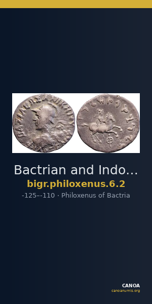 Bactrian and Indo-Greek Coinage Philoxenus 6.2 — CANOA