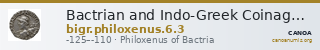Bactrian and Indo-Greek Coinage Philoxenus 6.3 — CANOA