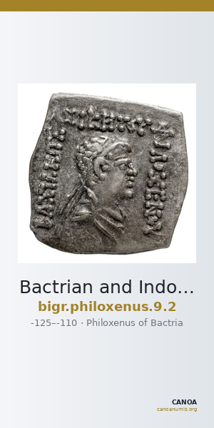 Bactrian and Indo-Greek Coinage Philoxenus 9.2 — CANOA