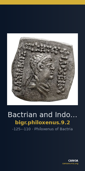 Bactrian and Indo-Greek Coinage Philoxenus 9.2 — CANOA